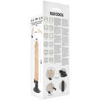 BASECOCK - REALISTIC VIBRATOR WITH NATURAL REMOTE CONTROL 21 CM -OR- 4 CM