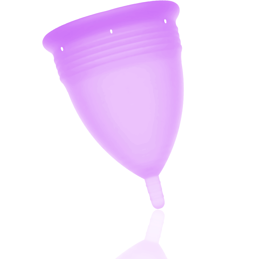 STERCUP - Coupe menstruelle en silicone certifiée FDA, violette - Taille L