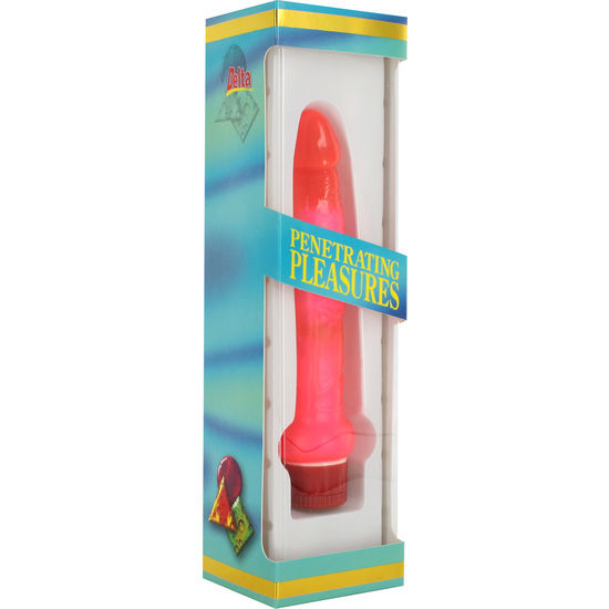 SEVEN CREATIONS - SLIM PINK JELLY ANAL VIBRATOR