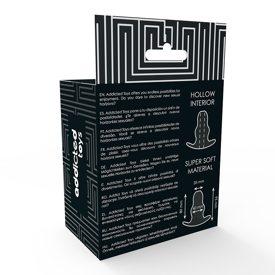 ADDICTED TOYS - MEDIUM 9.5 CM ANAL DILATOR - TRANSPARENT