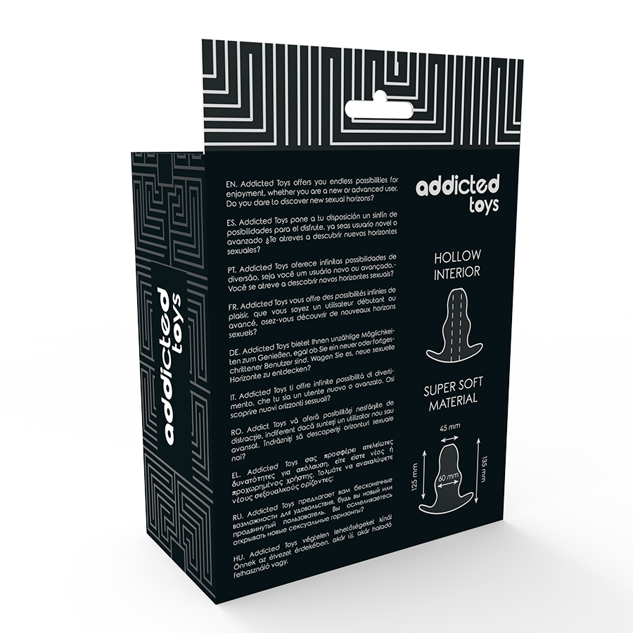 ADDICTED TOYS - LARGE 13 CM ANAL DILATOR - TRANSPARENT