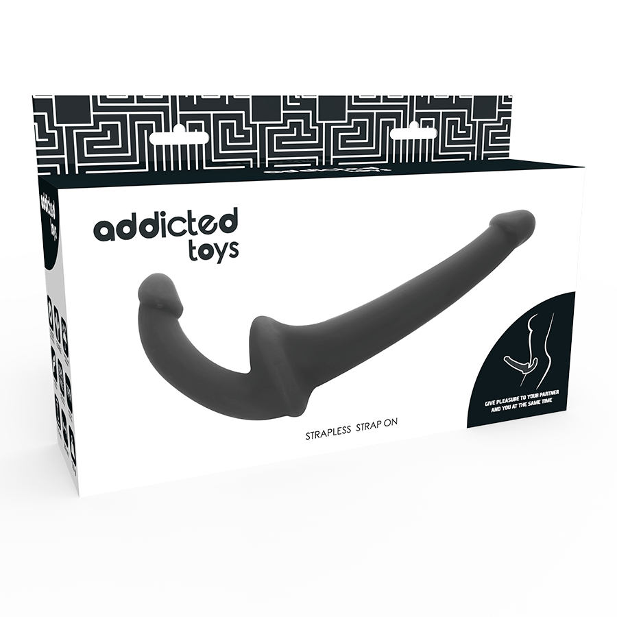 ADDICTED TOYS - BLACK NON-SUBMISSION RNA DILDO