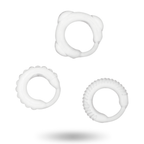 ADDICTED TOYS - TRANSPARENT C-RING SET