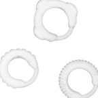 ADDICTED TOYS - TRANSPARENT C-RING SET