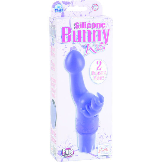 CALEXOTICS - LAPIN EN SILICONE KISS VIOLETTE