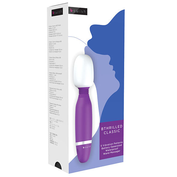 B SWISH - CLASSIC LILAC BTHRILLED MASSAGER