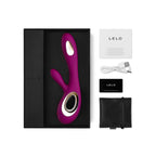 LELO - SORAYA VIBRATOR WAVE RABBIT DEEP ROSE