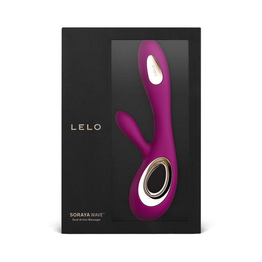 LELO - SORAYA VIBRATOR WAVE RABBIT DEEP ROSE