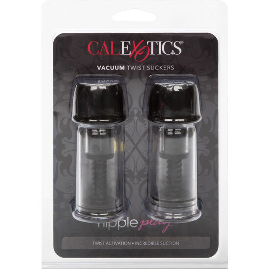 CALEXOTICS - SUCTION CUP MAT WITH BLACK SPIRAL SUCTION CUP