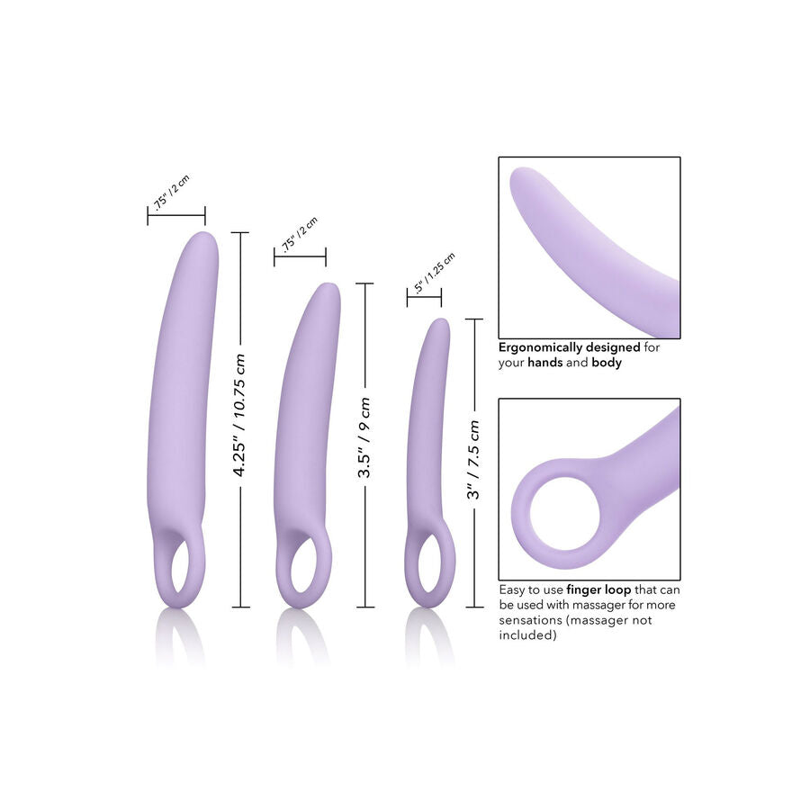 CALEXOTICS - DR. LAURA BERMAN ALENA ENSEMBLE DE 3 DILATATEURS EN SILICONE