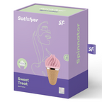 SATISFYER - SWEET TREAT SPINNATOR BROWN AND PINK