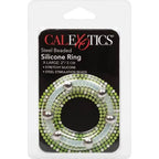 CALEXOTICS - XL SILICONE RING WITH STEEL BEADS