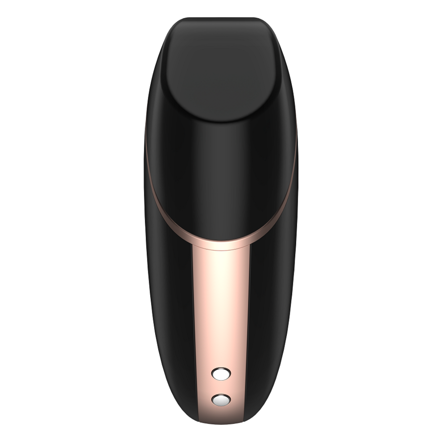 SATISFYER - STIMULATEUR ET VIBRATEUR TRIANGLE AMOUREUX NOIR