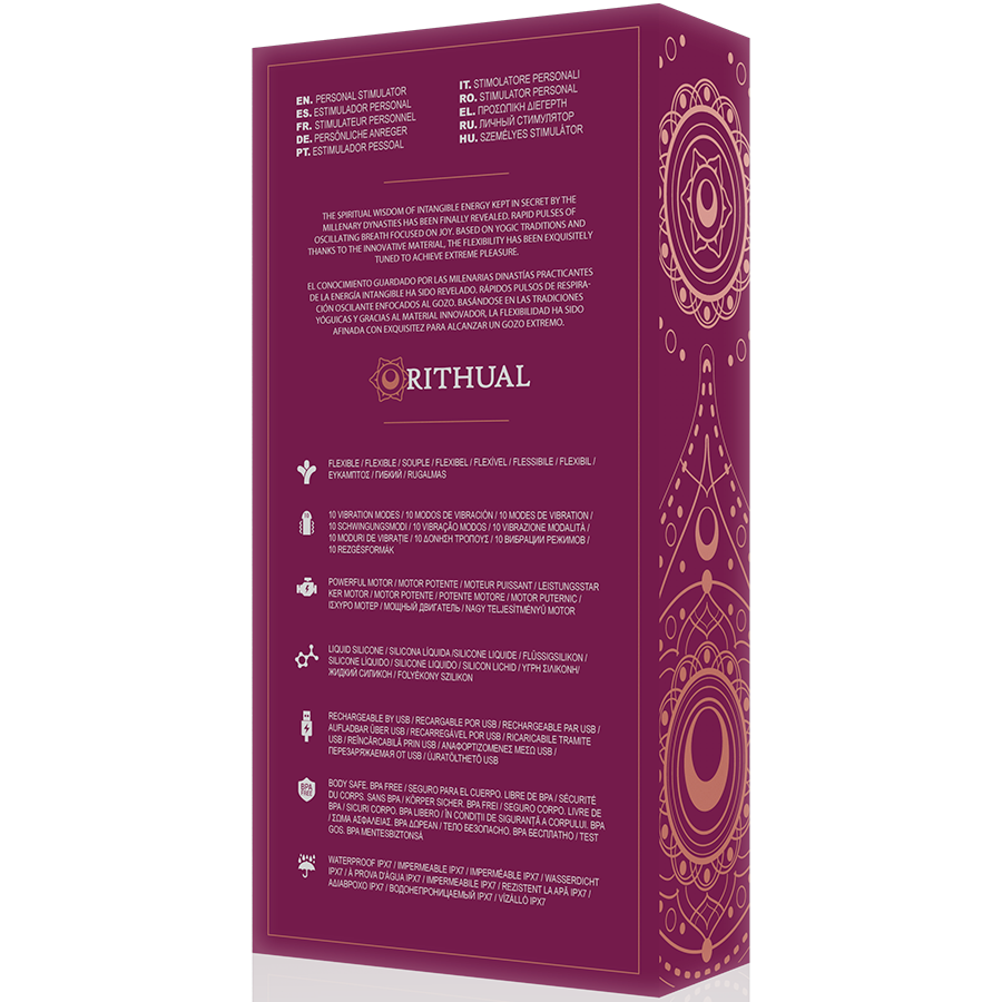 RITHUAL - RECHARGEABLE ORCHID G-POINT STIMULATOR AND KRIYA