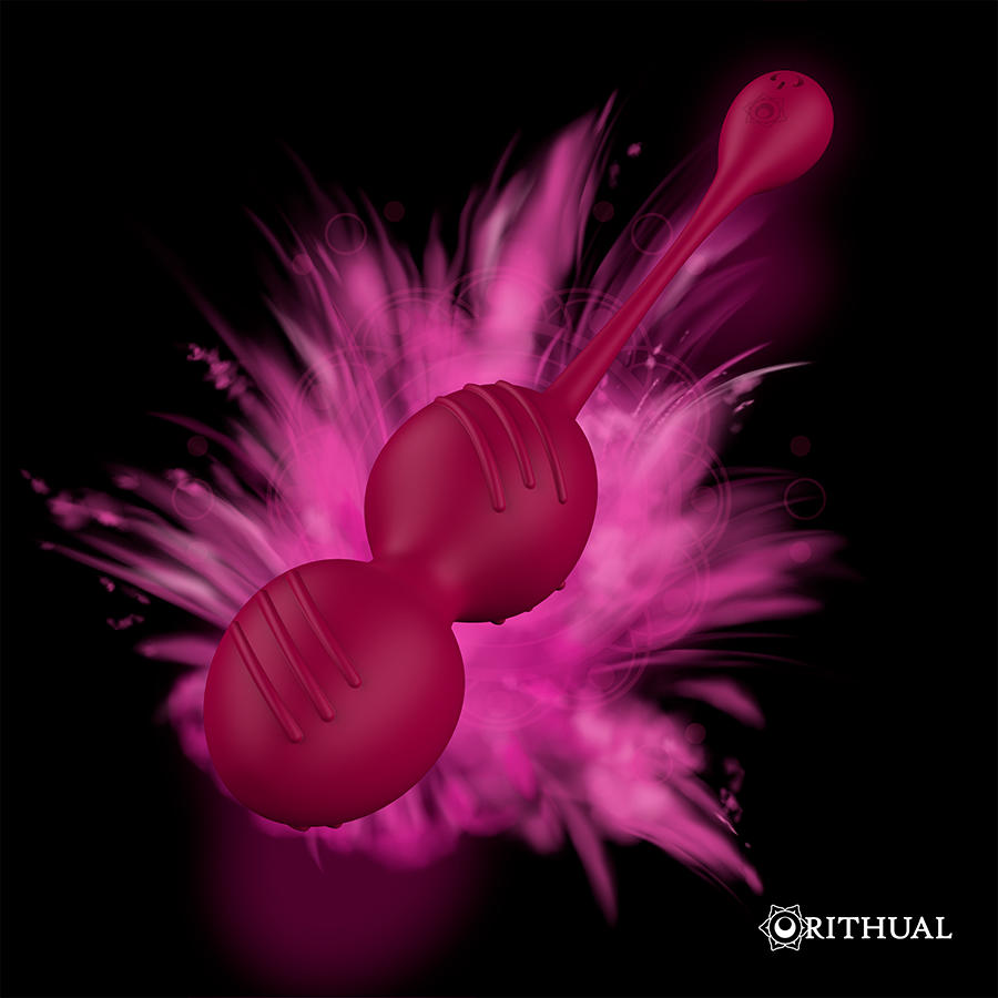 RITHUAL - NISHA BOULES DE KEGEL VIBRANTES ORCHIDÉES RECHARGEABLES