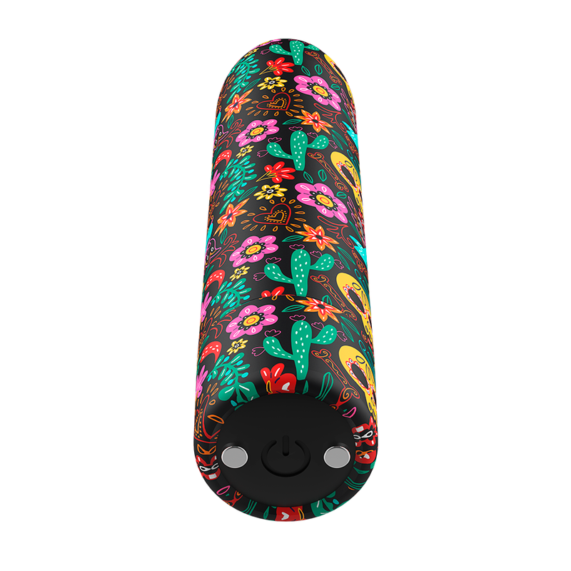 CUSTOM BULLETS - RECHARGEABLE FLORAL BULLET 10 INTENSITY