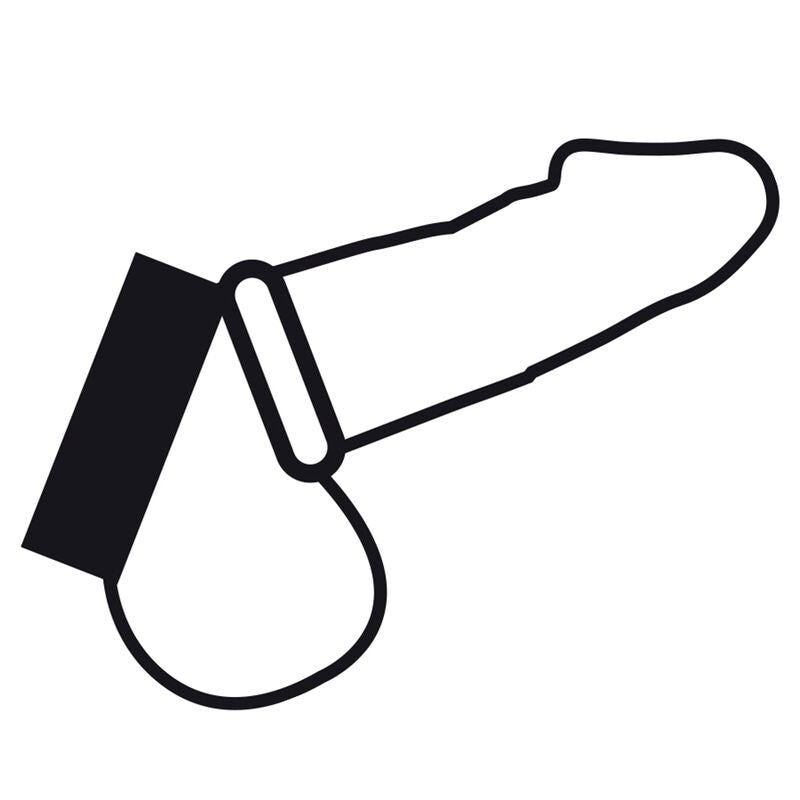 OBSCURITÉ - ANNEAU MÉTAL POUR PÉNIS ET TESTICULES