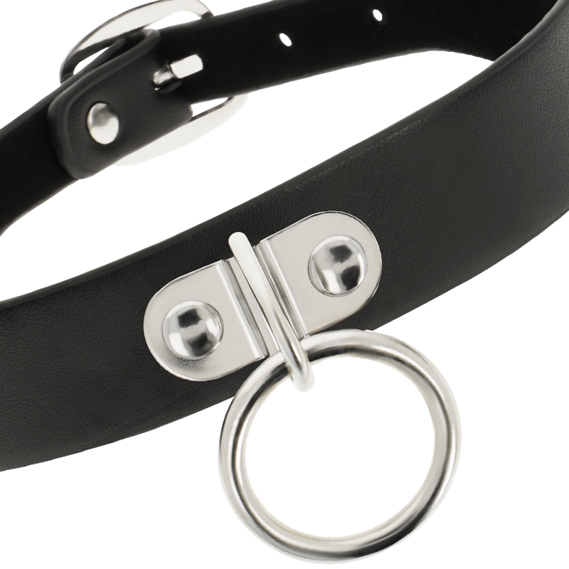 COQUETTE CHIC DESIRE - VEGAN LEATHER NECKLACE FETISH ACCESSORY FOR WOMEN