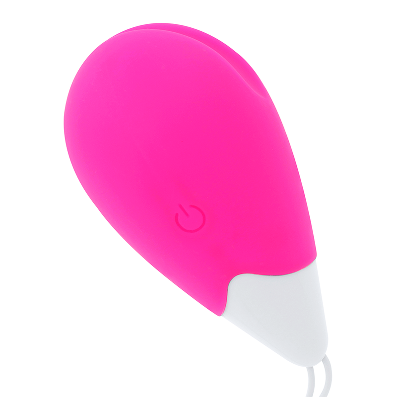 OHMAMA - 10-MODE VIBRATING EGG PINK AND WHITE