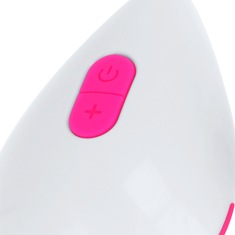 OHMAMA - 10-MODE VIBRATING EGG PINK AND WHITE