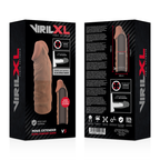 VIRILXL - V5 EXTENSION PÉNALE EN SILICONE LIQUIDE MARRON