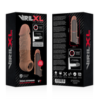 VIRILXL - V7 EXTENSION PÉNALE EN SILICONE LIQUIDE MARRON