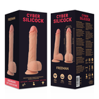 CYBER SILICOCK - ULTRA REALISTIC SOFT LIQUID SILICONE FREEMAN 20 CM -O- 3.8 CM