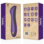 WOMANVIBE - VIBRATORE RICARICABILE IN SILICONE PUNTO "K" MANDY