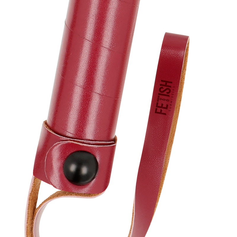 FÉTICHISME SOUMISSION CHAMBRE NOIRE - FOUET EN CUIR VEGAN