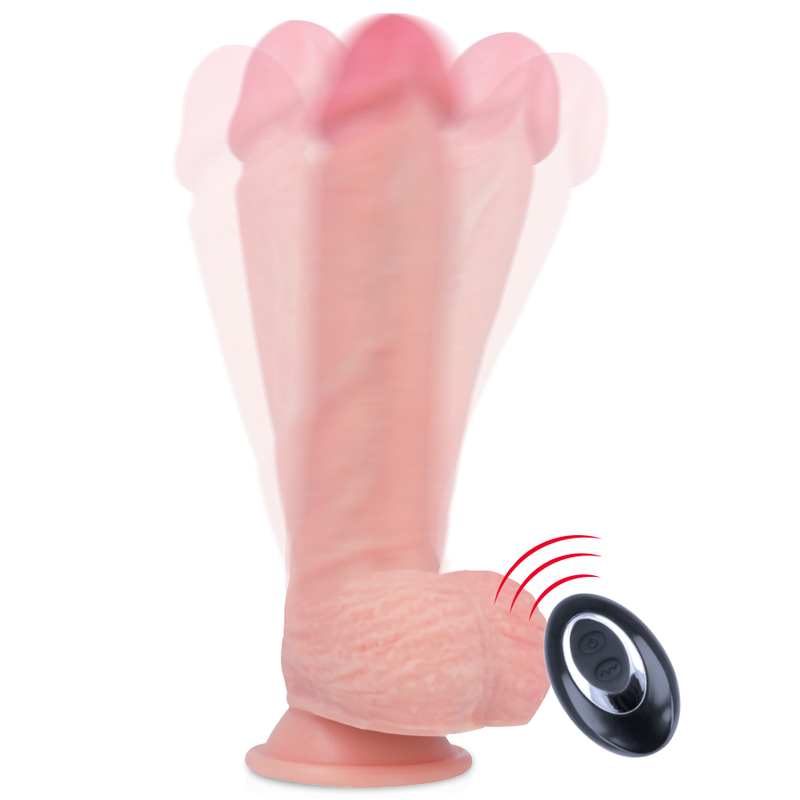 ROCKARMY - HARNESS + LIQUID SILICONE VIBRATOR APACHE PREMIUM REMOTE CONTROL 20.5 CM -O- 4.62 CM