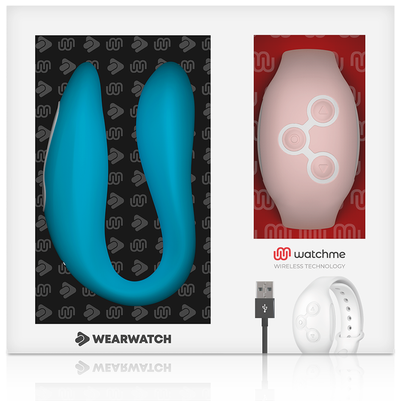 WEARWATCH - WATCHME VIBRATEUR À DOUBLE TECHNOLOGIE INDIGO / ROSE