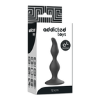ADDICTED TOYS - 12 CM BLACK ANAL SEX PLUG