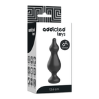 ADDICTED TOYS - 13.6 CM BLACK ANAL SEX PLUG