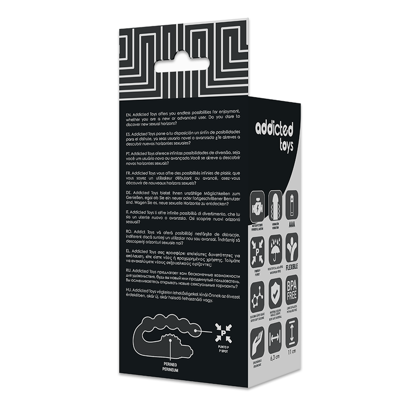 ADDICTED TOYS - MASSEUR DE PROSTATE ANALE AVEC VIBRATION