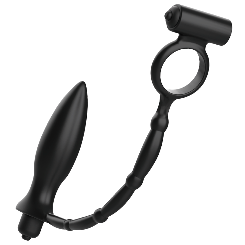 ADDICTED TOYS - BUTT PLUG WITH VIBRATING RING