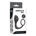 ADDICTED TOYS - ANNEAU EN SILICONE NOIR