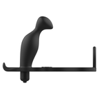 ADDICTED TOYS - ANNEAU ANAL EN SILICONE NOIR DE 12 CM