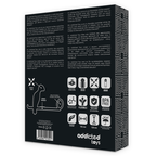 ADDICTED TOYS - ANNEAU ANAL EN SILICONE NOIR DE 12 CM