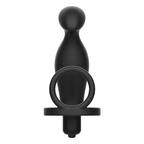 ADDICTED TOYS - ANNEAU ANAL EN SILICONE NOIR DE 12 CM