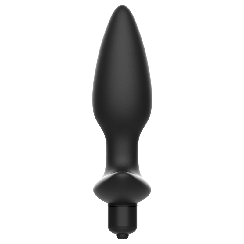 ADDICTED TOYS - BLACK VIBRATING MASSAGER PLUG