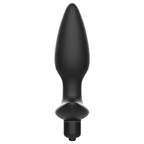 ADDICTED TOYS - BLACK VIBRATING MASSAGER PLUG