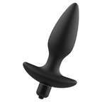 ADDICTED TOYS - BLACK VIBRATING MASSAGER PLUG