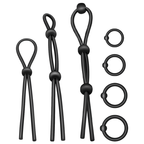 ADDICTED TOYS - 7-PIECE FLEXIBLE SILICONE COCK RING SET